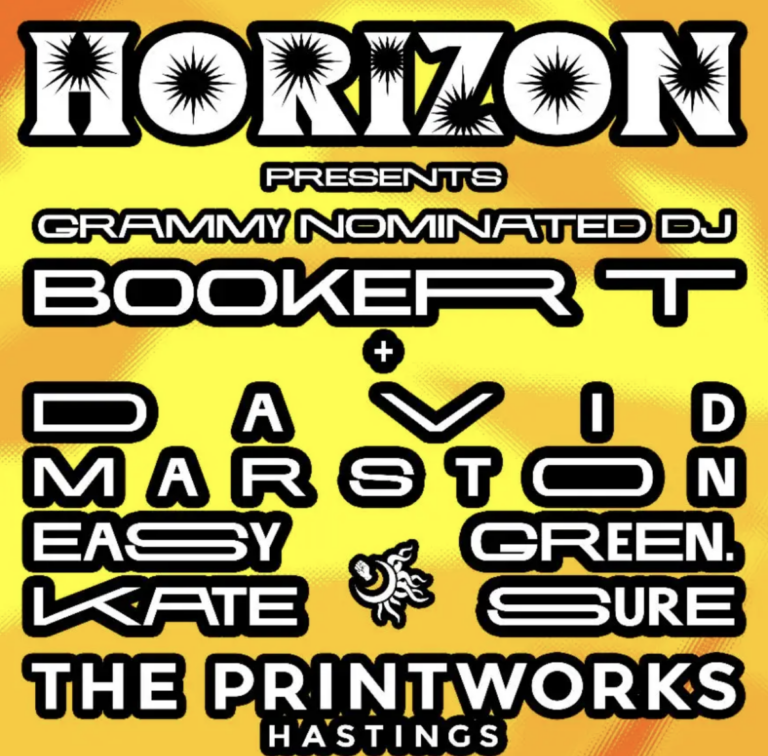 Horizon presents Booker T at The Printworks South East · Tickets 768x756